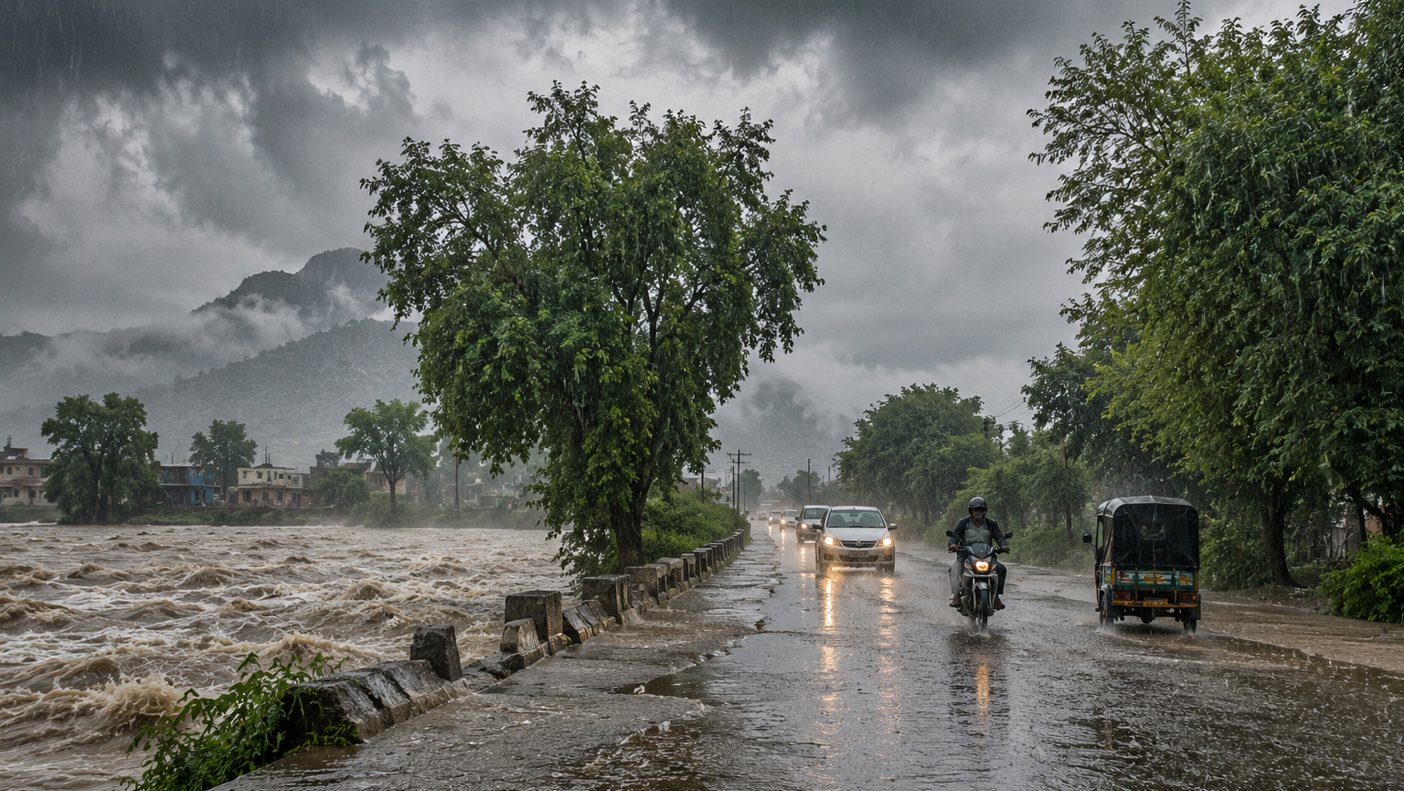 Pakistan monsoon rains flooding Punjab and Sindh