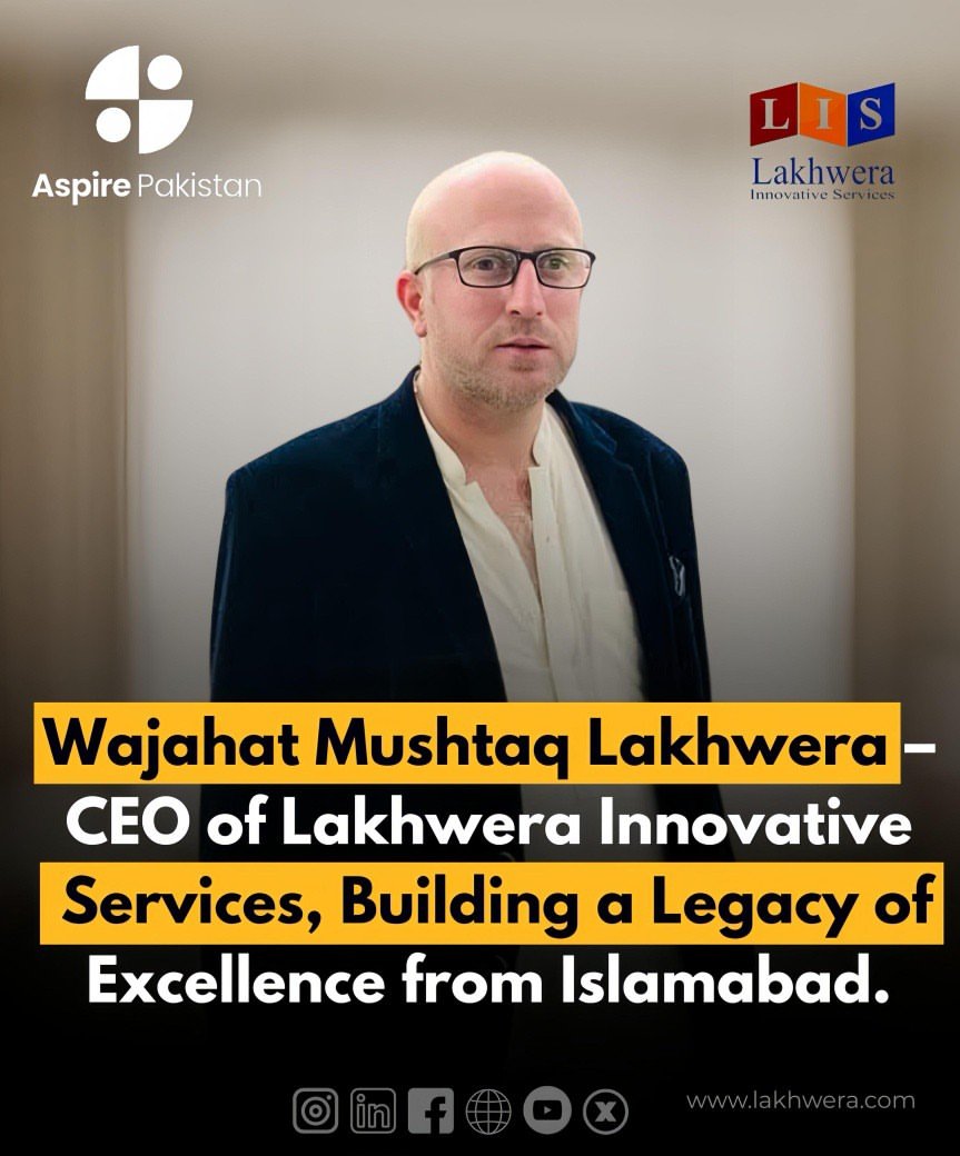 Wajahat Mushtaq Lakhwera Featured by Aspire Pakistan